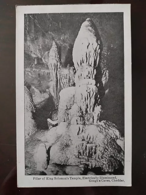 Pillar of King Solomon's Temple, Gough's Caves, Cheddar, ENG - Early-Mid 1900s