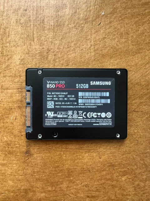 Samsung 850 PRO 512GB SSD