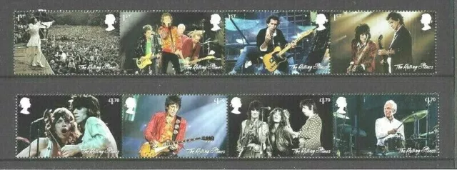 The Rolling Stones-Royal Mail Special stamps 2022 mnh-set-Music-Great Britain