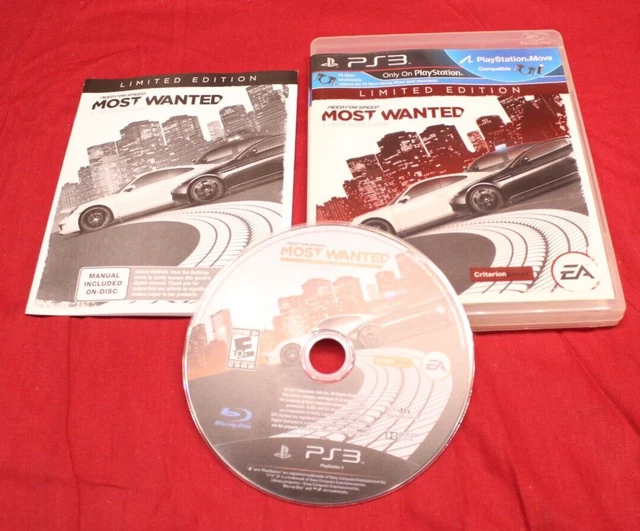 NEED FOR SPEED Most Wanted Limited Edition (Sony PlayStation 3, PS3