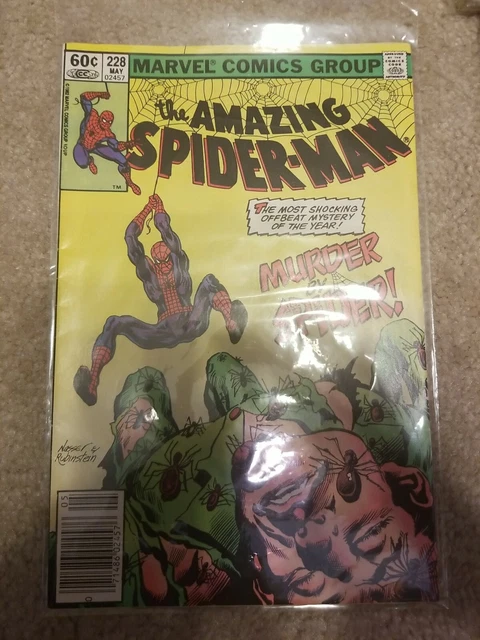 The Amazing Spider-Man #228 Marvel Comics 1982 Murderer by Spider