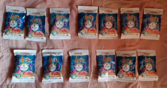 13 bustine SIGILLATE Hey Clay Conad plastilina
