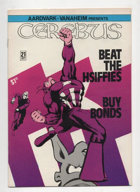Cerebus #21 5.0 (W) VG/FN 1st App. of Captain Cockroach Aardvark-Vanaheim 1980