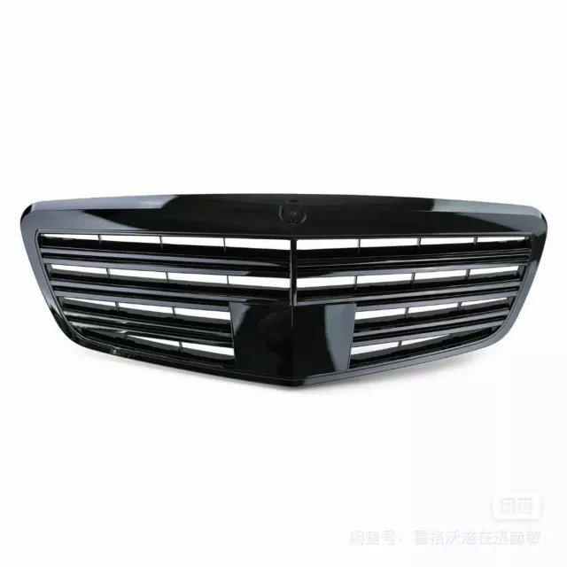 Gloss Black Front Grille for Mercedes Benz S-Class W221 S550 S600 S63 S65 2