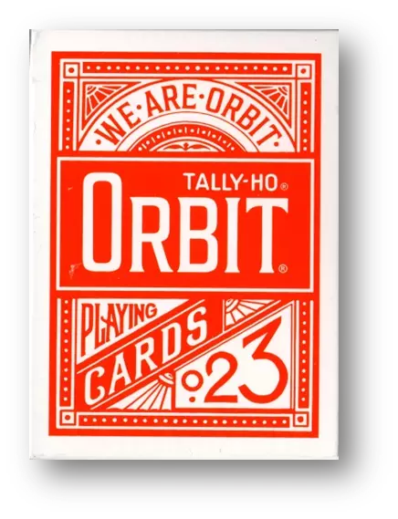 Orbit Tally Ho Circle Back (Red) Playing Cards Poker Card Game