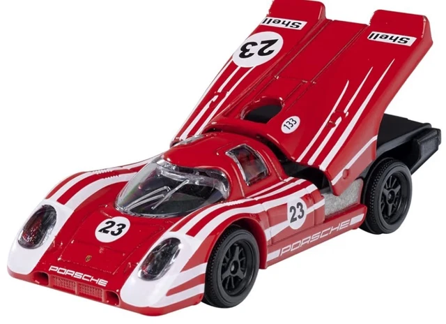 V 1:65 MAJORETTE 232 PORSCHE LE MANS YELLOW GOOD CONDITION | UK
