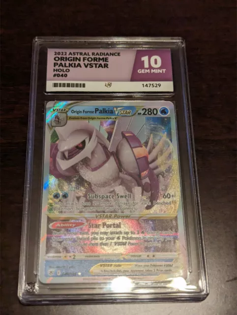 Pokémon TCG Origin Forme Palkia VStar Holo Card 040/189 (2022 - Astral Radiance)