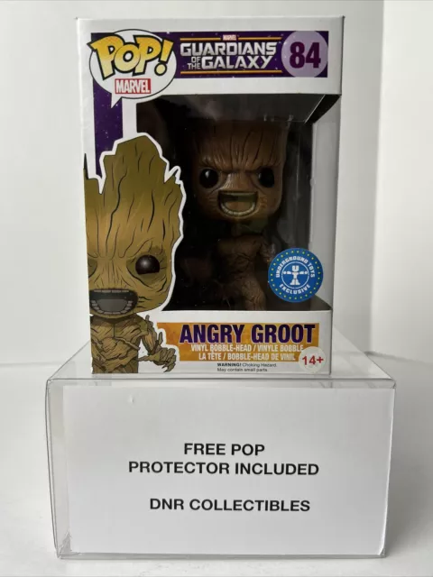 Funko Pop! Marvel Guardians Of The Galaxy #84 Angry Groot Underground Toys Exclu