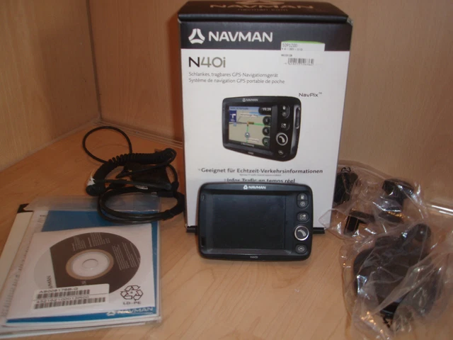 MOBILES NAVI, NAVMAN N40 i, schwarz, defekt, mit Zubehör EUR 5,00 ...