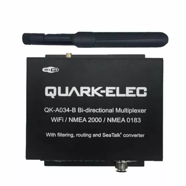 Quark-elec QK-A034-B Bidirectional WiFi to NMEA 2000 Gateway Multiplexer & 0183