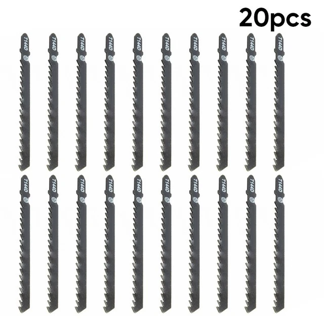 Lot De 20 Lames De Scie Sauteuse T144D - Pour Bois, Longueur 100mm, Compatibles Bosch, Makita...