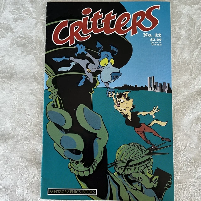 Vintage Critters #22 March 1988 Comic Book Fantagraphics Books
