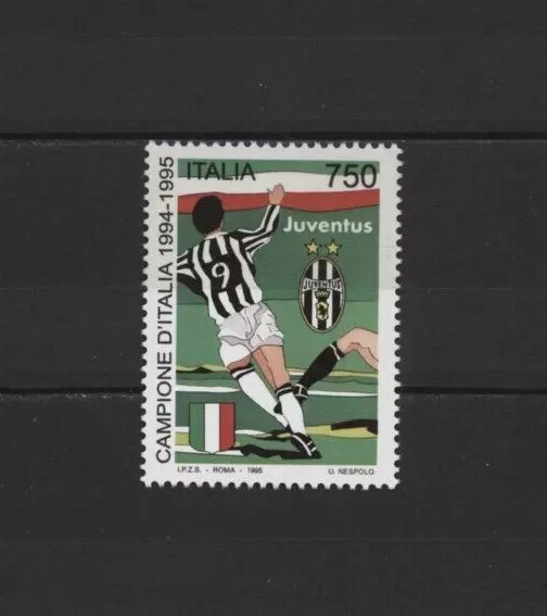 s44156 ITALIA MNH** 1995 Juventus Campione d'Italia 1v