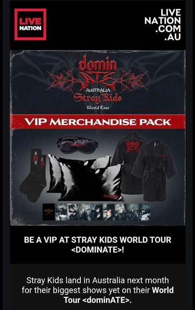 STRAY KIDS DOMINATE World Tour Concert 2024 Merch VIP