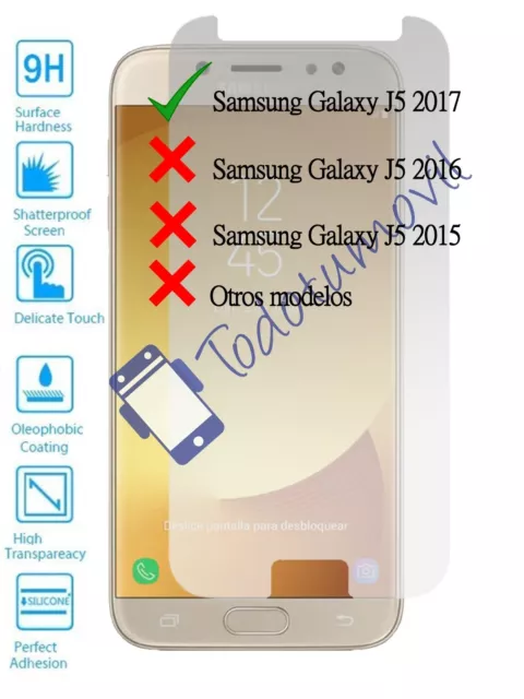 Lote Protector de Pantalla Cristal Templado para Samsung Galaxy J5 2017 J530