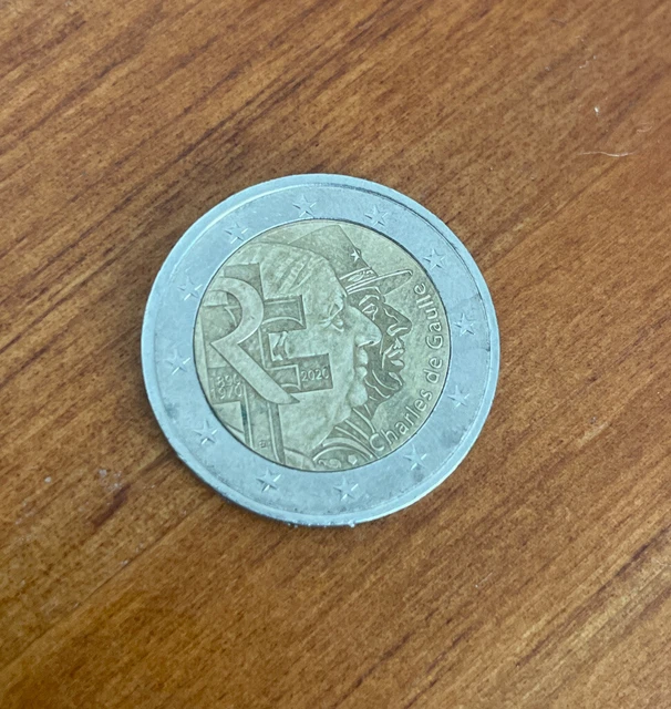 PIECE 2 EUROS Rare charles de gaulle 2020 commémorative EUR 100,00 PicClick FR