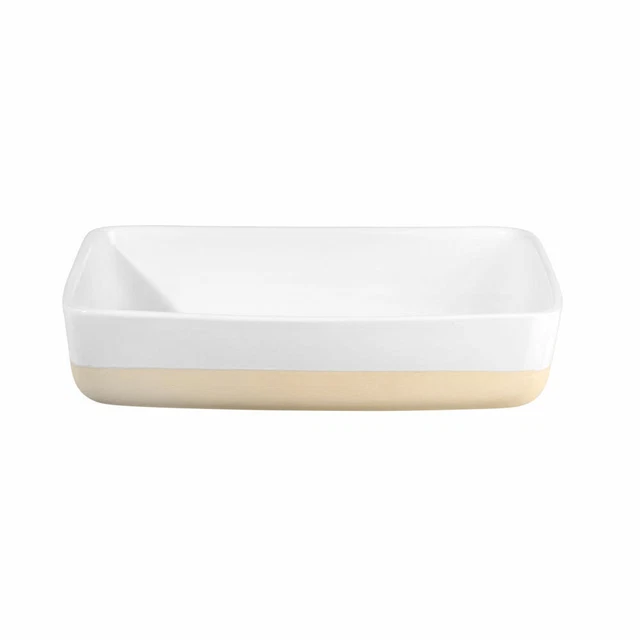 Plat à Four Rectangulaire Emile Henry - Céramique Beige 36x23cm