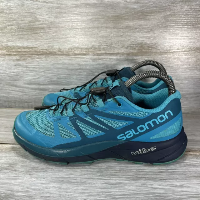 Salomon Womens Vibe Sense Ride Ortholite Trail Running Shoes Size 6.5