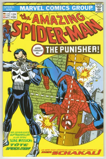 AMAZING SPIDER-MAN #129 *GERMAN EDITION* 1st app of Punisher! MARVEL COMICS 2004