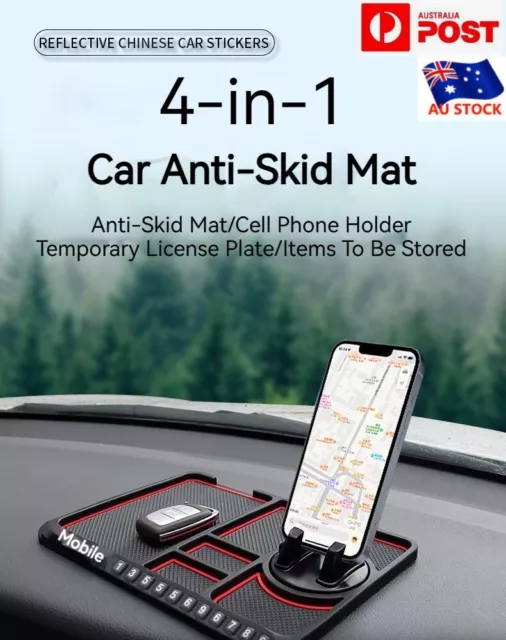 Multifunction Non Slip Phone Pad Car Dashboard Non Slip Grip Sticky Pad  Phone Holder Mat Anti-skid Silicone Mat Car Accessories