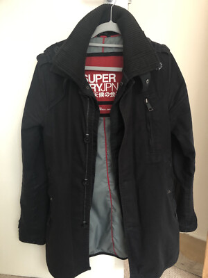 SUPERDRY JERMYN STREET Wax Jacket Size 