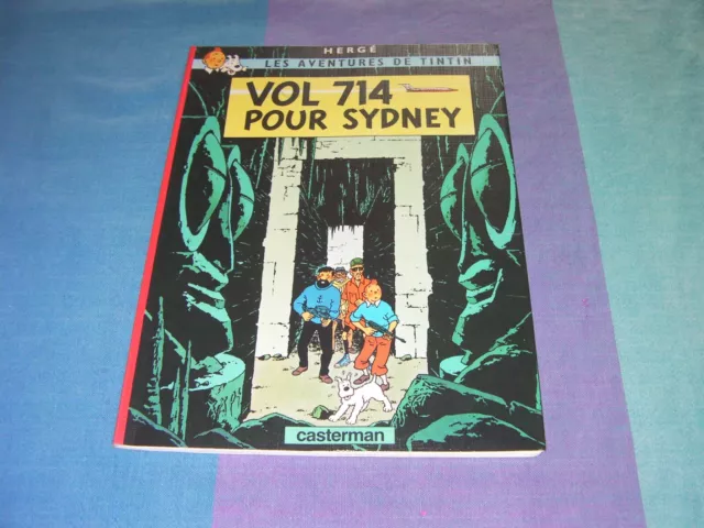 Hergé Les Aventures de Tintin Vol 714 pour Sydney aus dem Casterman Verlag! TOP!