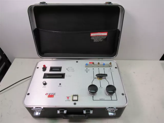 Heise 730B Pneumatic Pressure Calibrator Vacuum Pump System Portable RTT-16