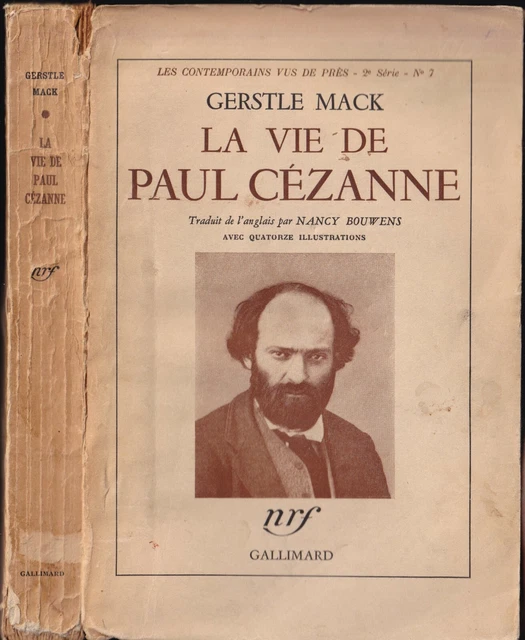 LA VIE DE PAUL CÉZANNE de Gerstle MACK Ex-libris Marcel MORAND REIFF ...
