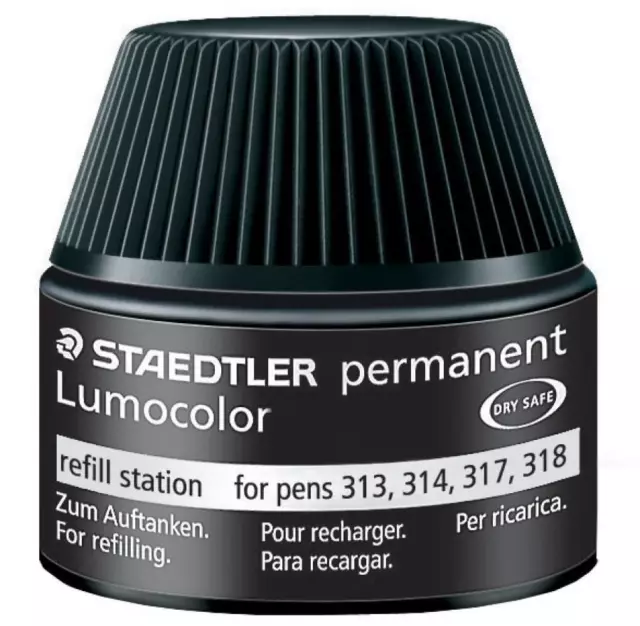 STAEDTLER Lumocolor Refill Station 487 05, schwarz