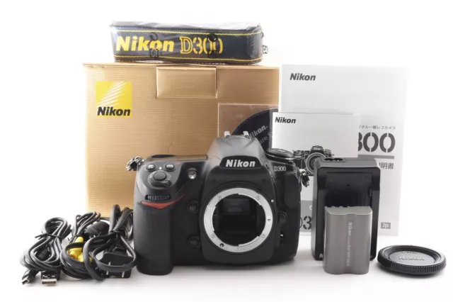 Nikon D300 12.3MP Digital SLR Camera Black Body w/Box [MINT]#2000629