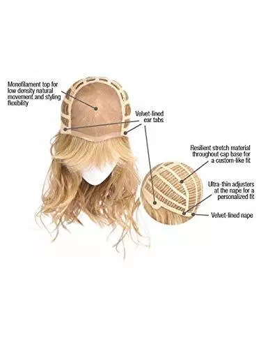Raquel Welch Miles of Style R9F26 Mocha Foil Long Layered Wig by Hairuwear 3