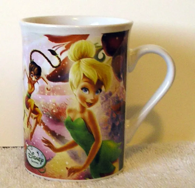 2009 Vintage Disney fairies Tinkerbell Ceramic Coffee Mug Cup