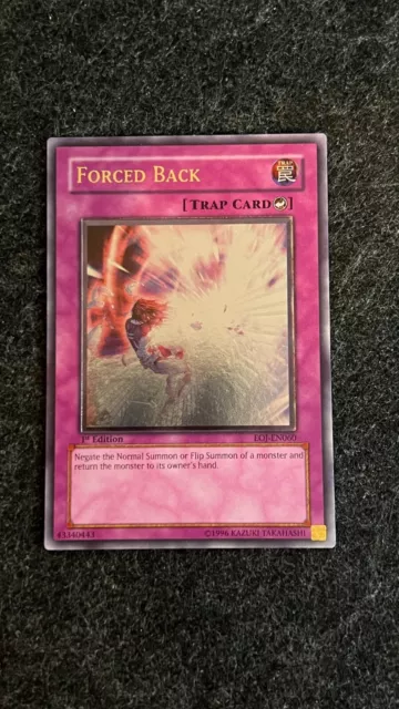 YUGIOH Forced Back 1st Edition EOJ EN060 Ultimate Rare NM