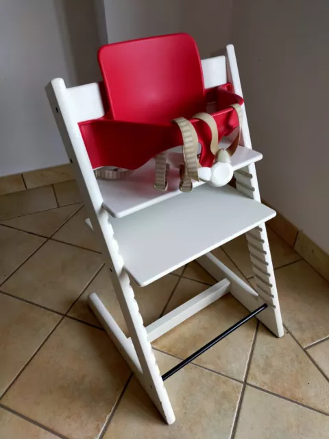 🔵 STOKKE TRIPP trapp seggiolone sedia con baby set e imbracatura EUR  175,00 - PicClick IT
