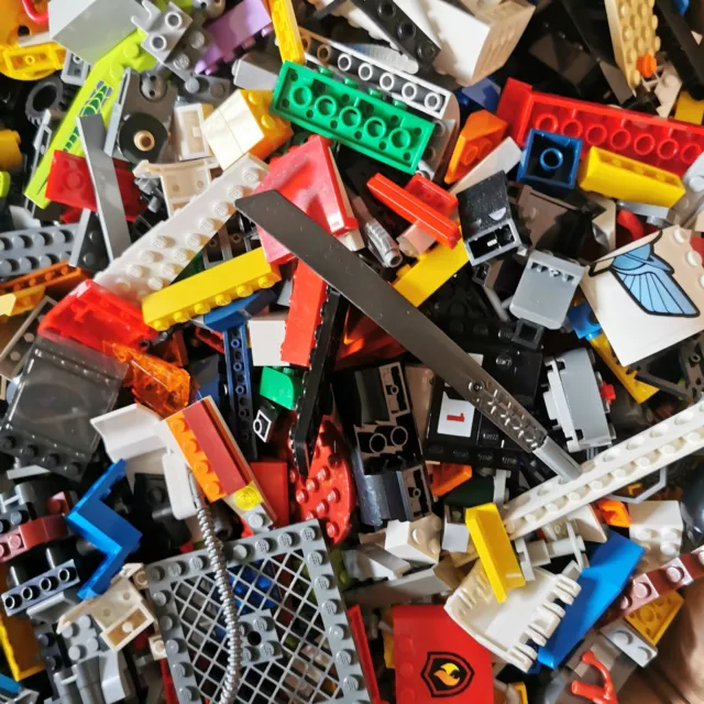 Lego 1 kg lot assorted Mixed Bricks Parts Pieces Minifigure starter random 2