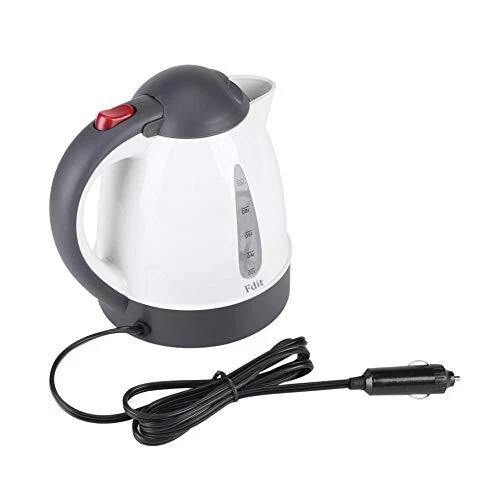 Fdit Portable Car Kettle Road Trip Travel Cigarette Lighter DC12V/24V Heated ...