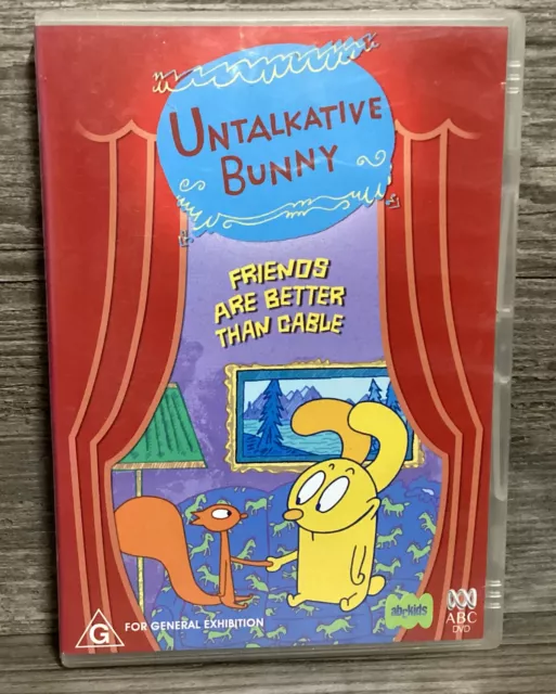 2001 ABC Kids Untalkative Bunny Friends Are Better Than Cable R4 DVD OOP Cartoon