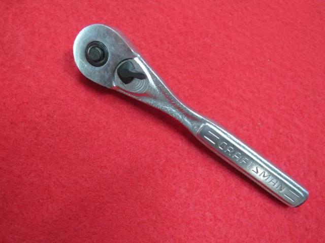 VINTAGE CRAFTSMAN -- -VG- --1/4" DRIVE RATCHET--44807-Item #0013