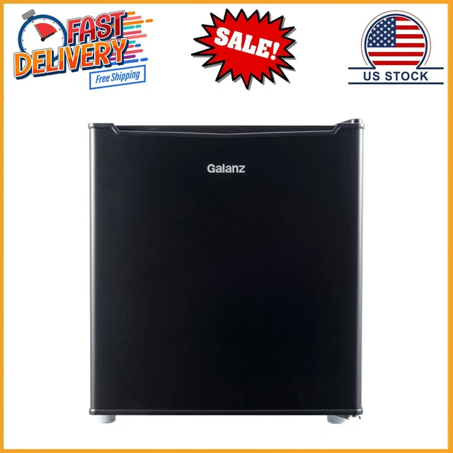 GALANZ 1.7 CU ft Single Door Mini Fridge, Black, GL17BK 79.69 PicClick