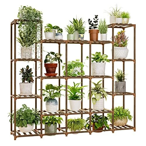 Large Plant Stand Indoor Outdoor Plant Shelves Indoor Plant Holder Rectangular