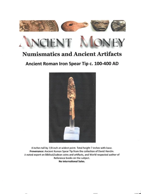 Ancient Roman Spear Tip