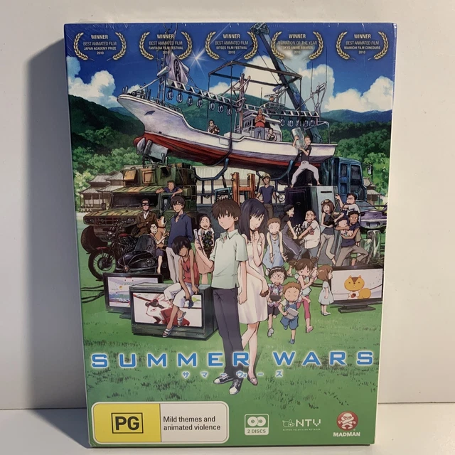 Summer Wars Dvd Film Movie Region 4 New Sealed Anime 2 Disc Set Sci-fi Drama