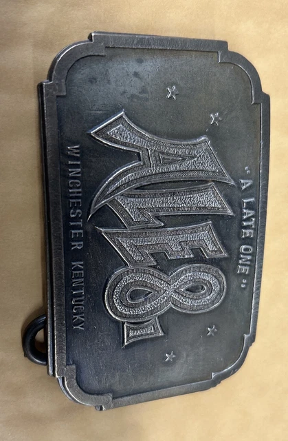 Vintage Ale 8 One Brass Belt Buckle 1976 50th Anniversary # 120/1000