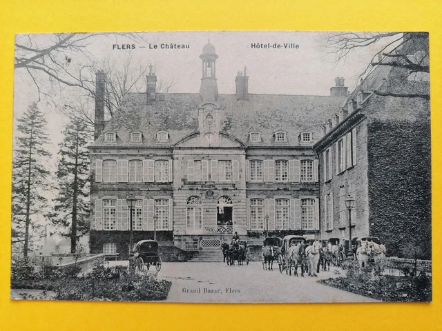 CPA-Pierrefonds - le château - l'étang - la gare