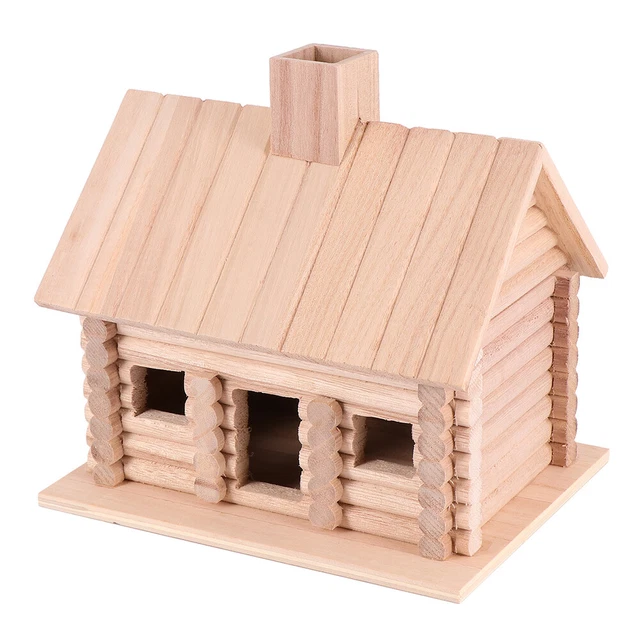 Artesanía Niños Casa de Pájaros Natural Aves Exterior Accesorios Nido de Pájaro Madera Niño