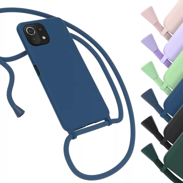 EAZY CASE für Xiaomi Mi 11 Lite / 5G / 5G NE Hülle Band Handykette Silikon Cover