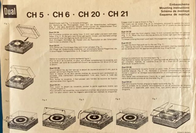 Schéma de montage original DUAL CK 20/CK 21/CK22 et CH 5/CH 6/CH 20/ CH 21