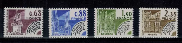 Serie des Timbres de France Préoblitérés N° YT 162 à 165 neufs **