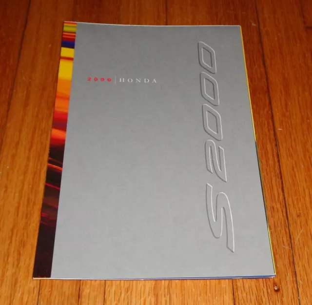 Original 2000 Honda S2000 Roadster Foldout Sales Brochure Poster