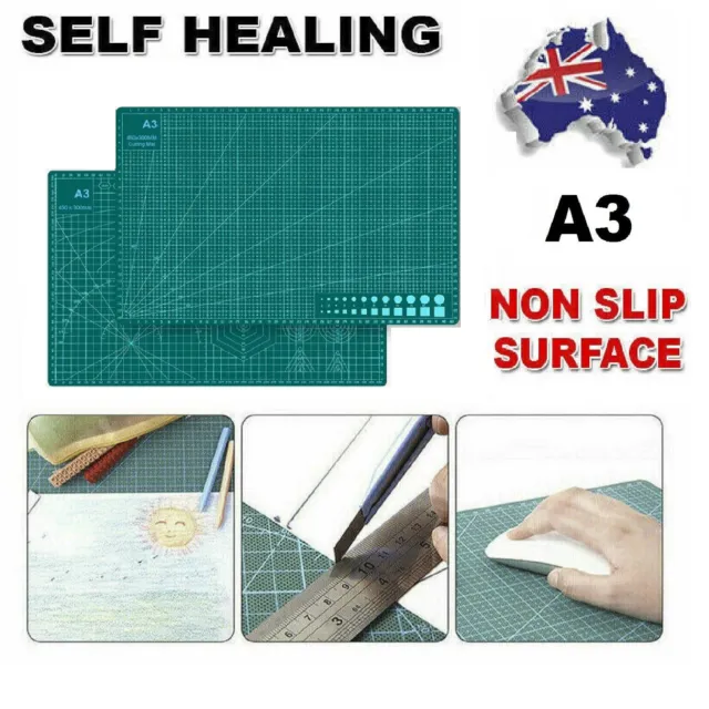 Self Healing Cutting Mats Large Craft Double Sided Grid Mat Cut Thick Art Board